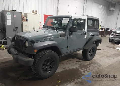2015 Jeep Wrangler Willys Wheeler from USA, damaged, VIN 1C4AJWAG2FL718706